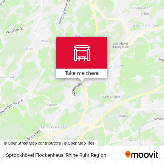 Sprockhövel Flockenhaus map