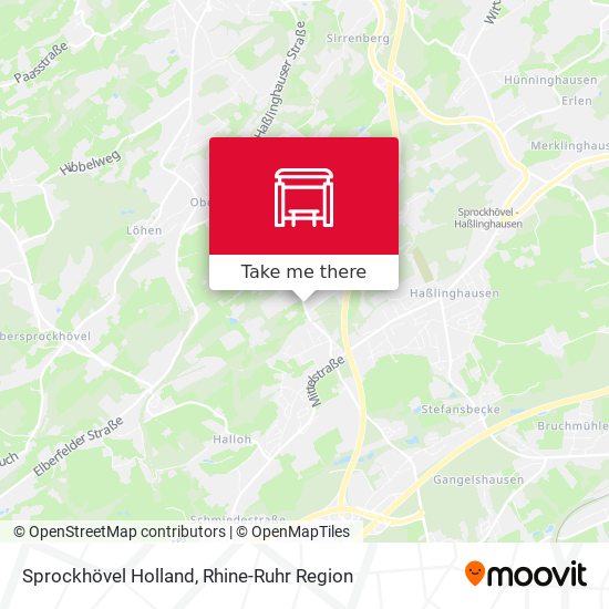 Sprockhövel Holland map