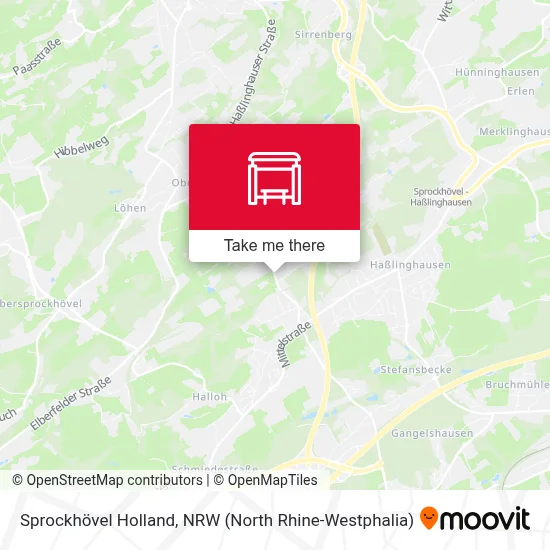 Sprockhövel Holland map