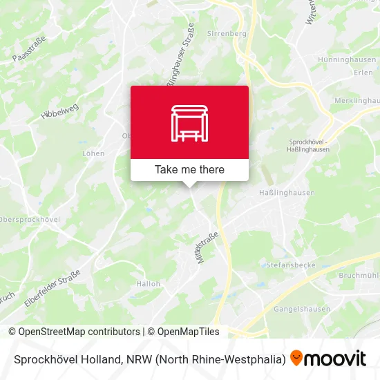 Sprockhövel Holland map