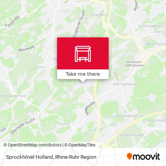 Sprockhövel Holland map