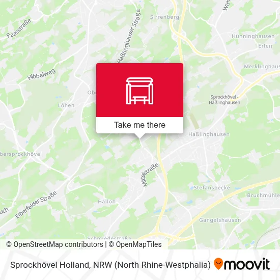 Sprockhövel Holland map