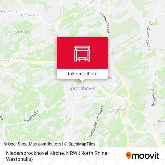 Карта Niedersprockhövel Kirche