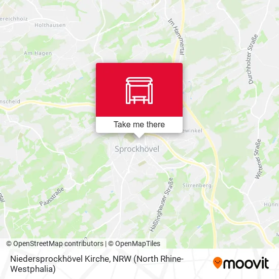 Карта Niedersprockhövel Kirche
