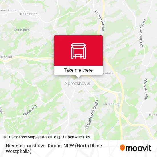 Карта Niedersprockhövel Kirche