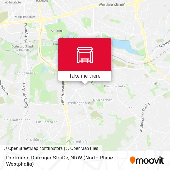 Карта Dortmund Danziger Straße