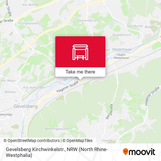 Карта Gevelsberg Kirchwinkelstr.