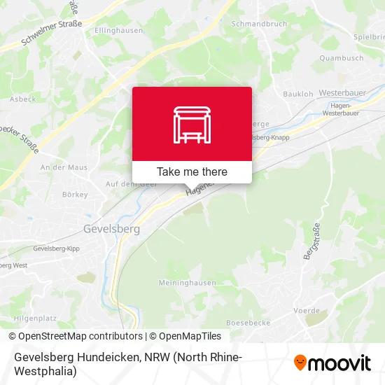 Карта Gevelsberg Hundeicken
