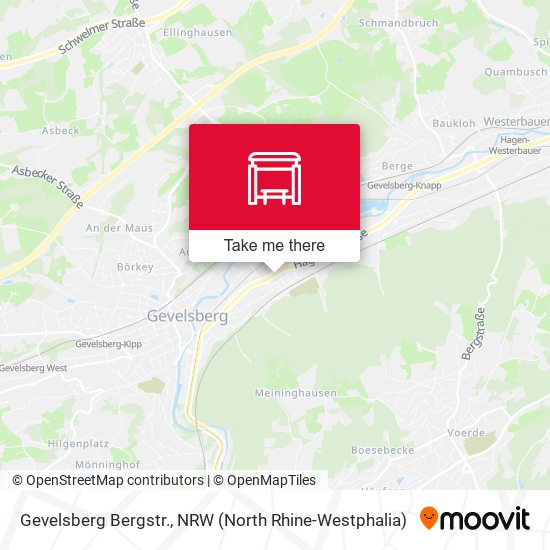 Карта Gevelsberg Bergstr.