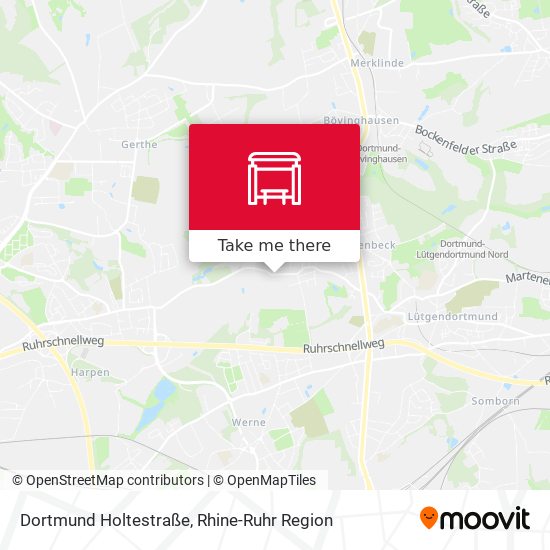 Dortmund Holtestraße map