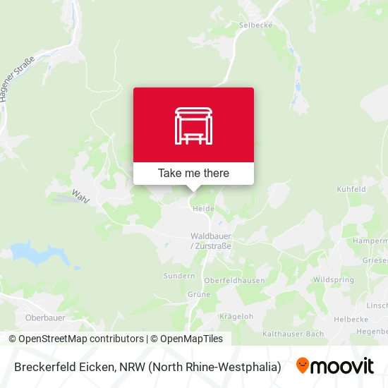 Карта Breckerfeld Eicken