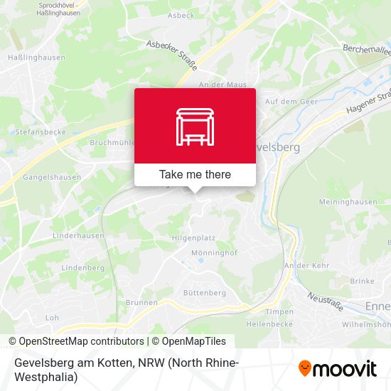 Карта Gevelsberg am Kotten