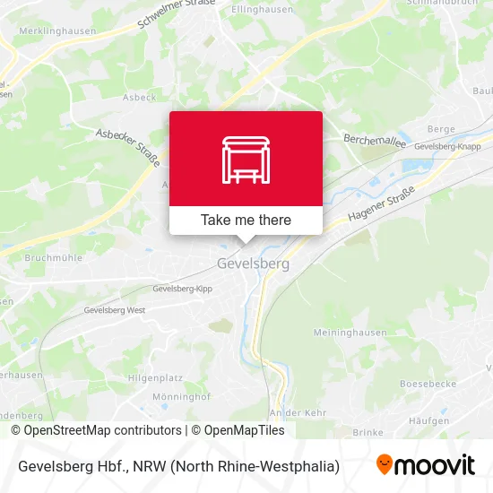 Карта Gevelsberg Hbf.