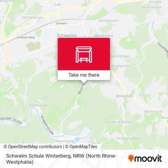 Карта Schwelm Schule Winterberg
