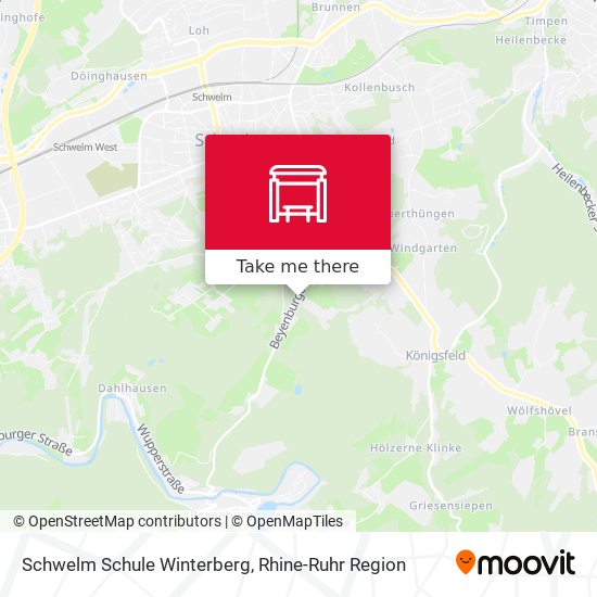 Schwelm Schule Winterberg map
