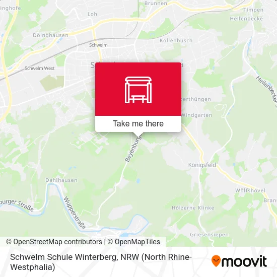 Карта Schwelm Schule Winterberg