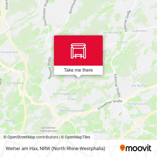 Карта Wetter am Hax