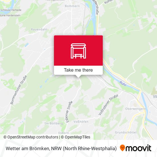 Wetter am Brömken map