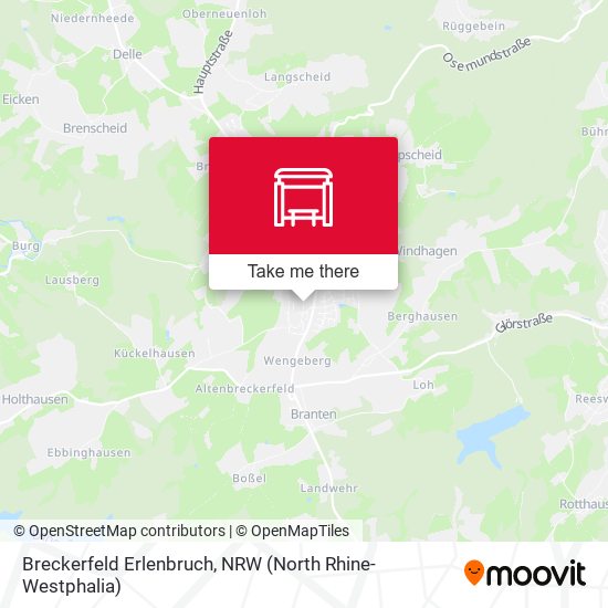 Карта Breckerfeld Erlenbruch