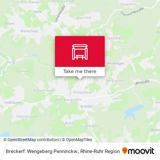 Breckerf. Wengeberg Penninckw. map