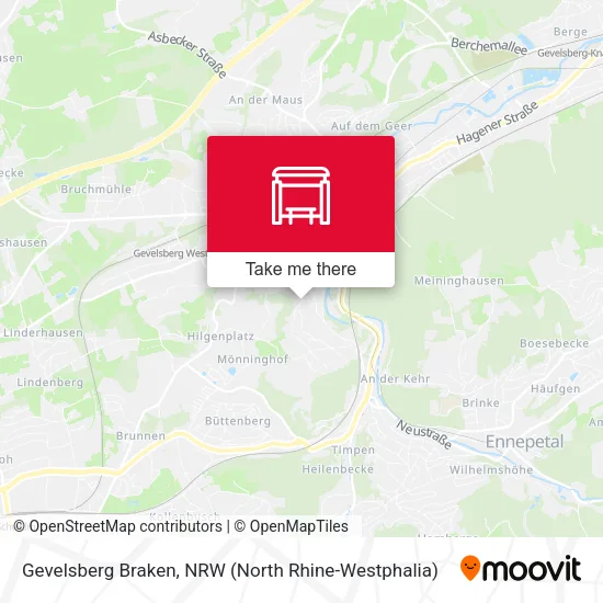 Карта Gevelsberg Braken