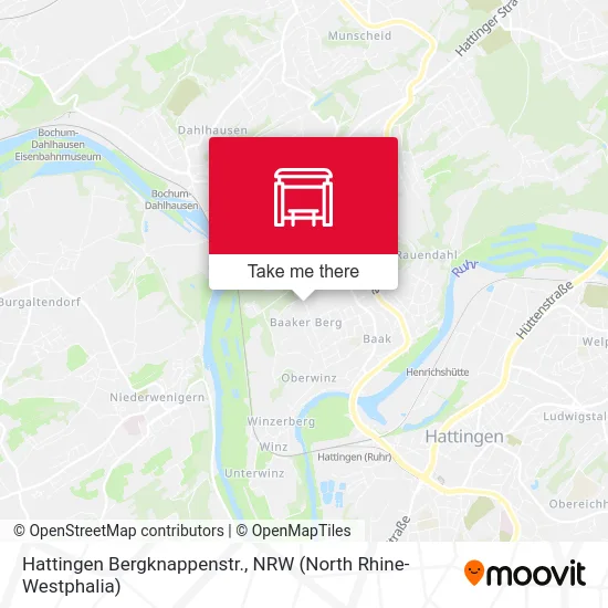 Hattingen Bergknappenstr. map