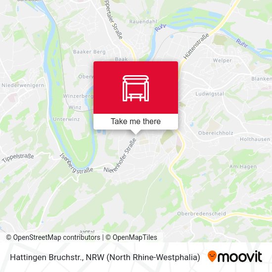 Карта Hattingen Bruchstr.