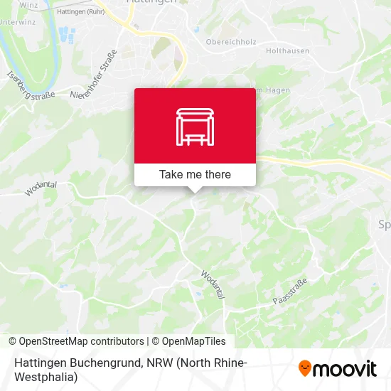Hattingen Buchengrund map