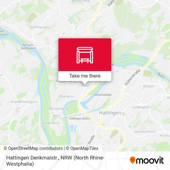 Карта Hattingen Denkmalstr.