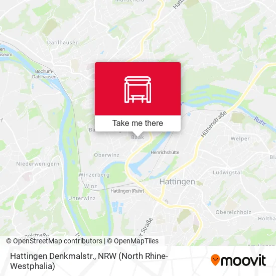 Карта Hattingen Denkmalstr.
