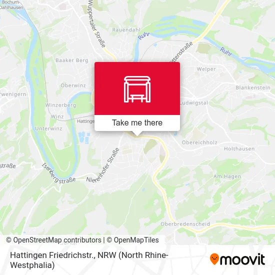 Hattingen Friedrichstr. map