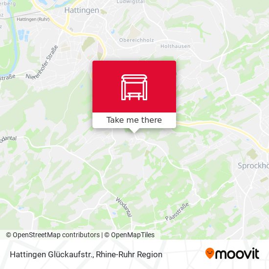 Hattingen Glückaufstr. map