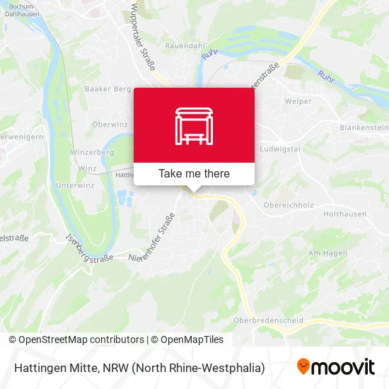 Карта Hattingen Mitte