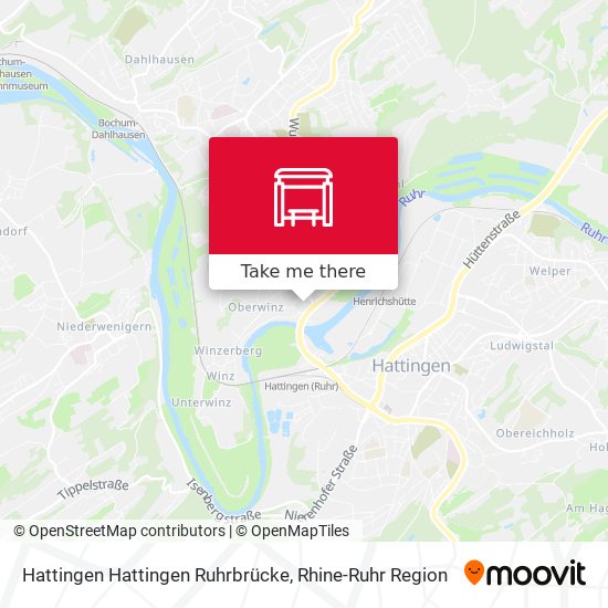 Hattingen Hattingen Ruhrbrücke map