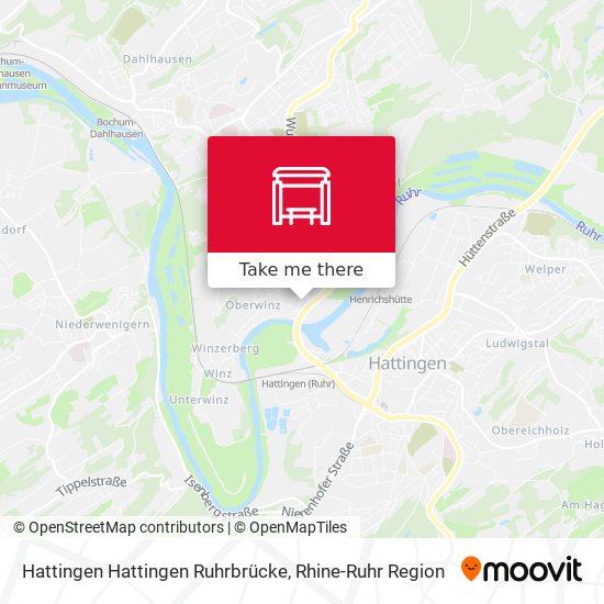 Hattingen Hattingen Ruhrbrücke map