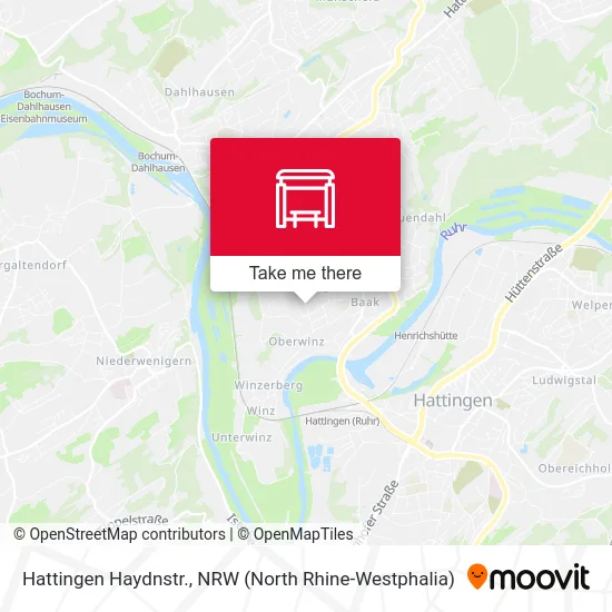 Hattingen Haydnstr. map