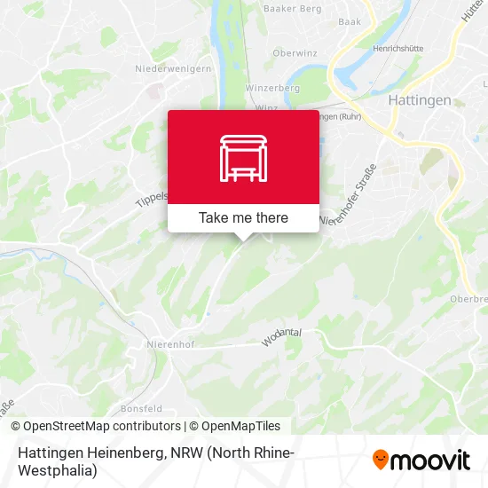 Карта Hattingen Heinenberg