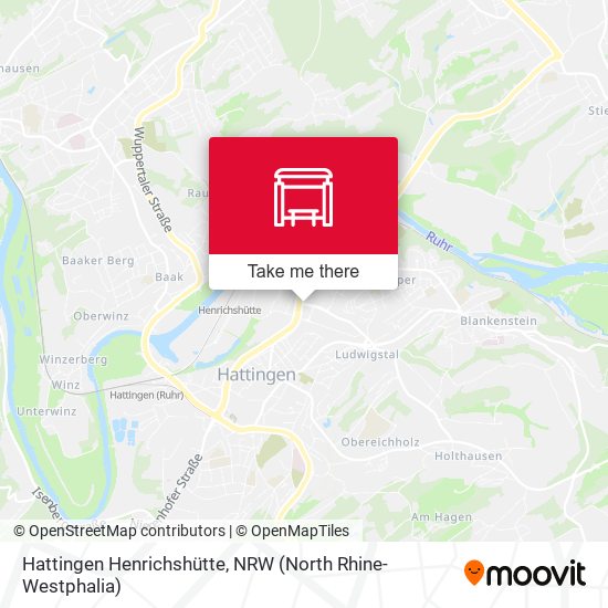Hattingen Henrichshütte map