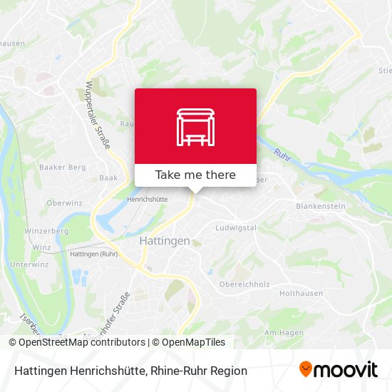 Hattingen Henrichshütte map