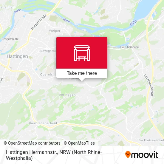 Карта Hattingen Hermannstr.