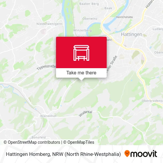 Карта Hattingen Homberg