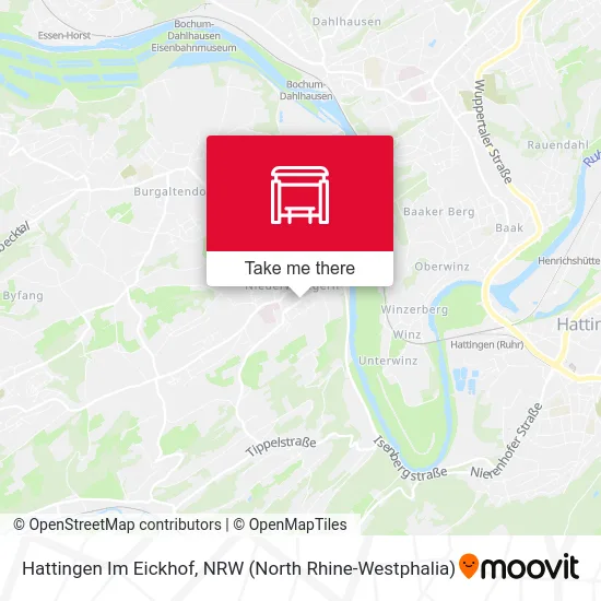 Карта Hattingen Im Eickhof