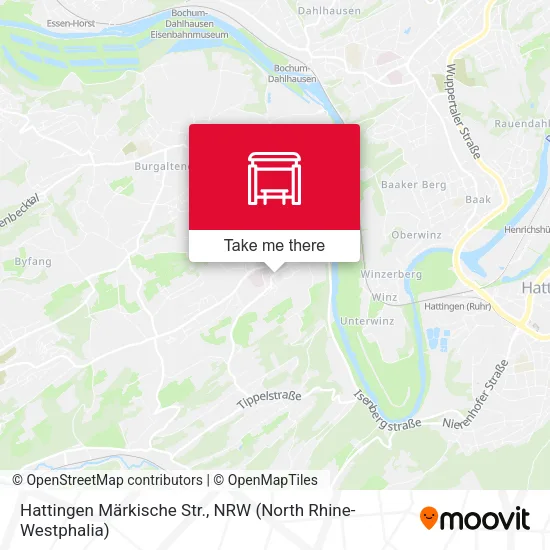 Hattingen Märkische Str. map
