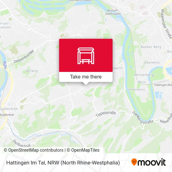 Карта Hattingen Im Tal