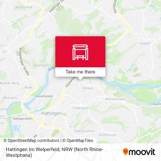 Карта Hattingen Im Welperfeld