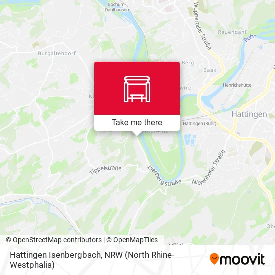 Карта Hattingen Isenbergbach