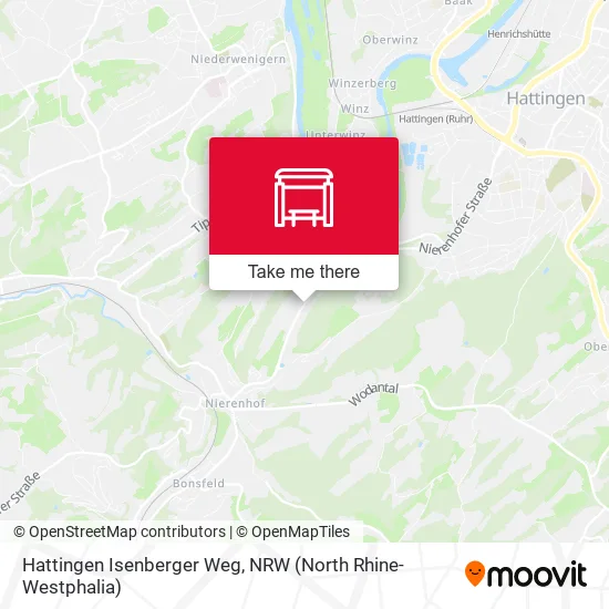Карта Hattingen Isenberger Weg