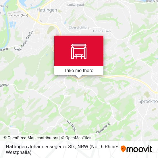 Карта Hattingen Johannessegener Str.