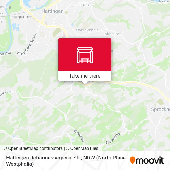 Карта Hattingen Johannessegener Str.