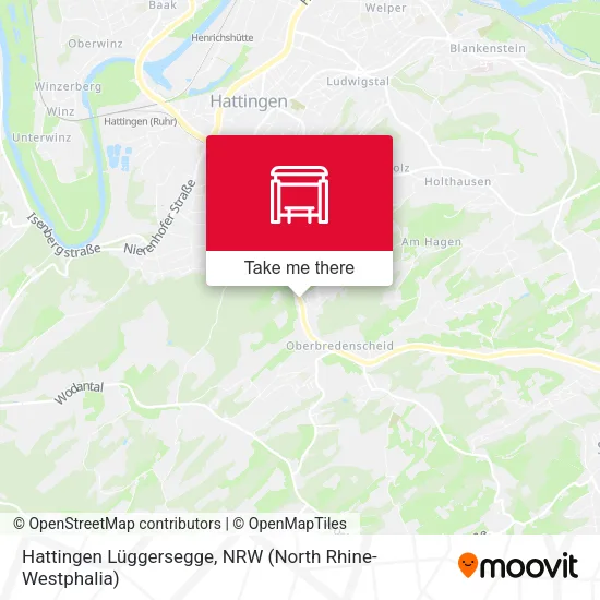 Карта Hattingen Lüggersegge